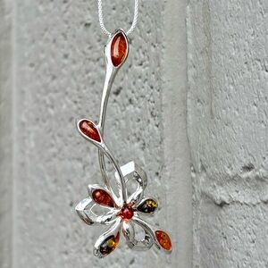 NEW! Multi Stone Amber Necklace